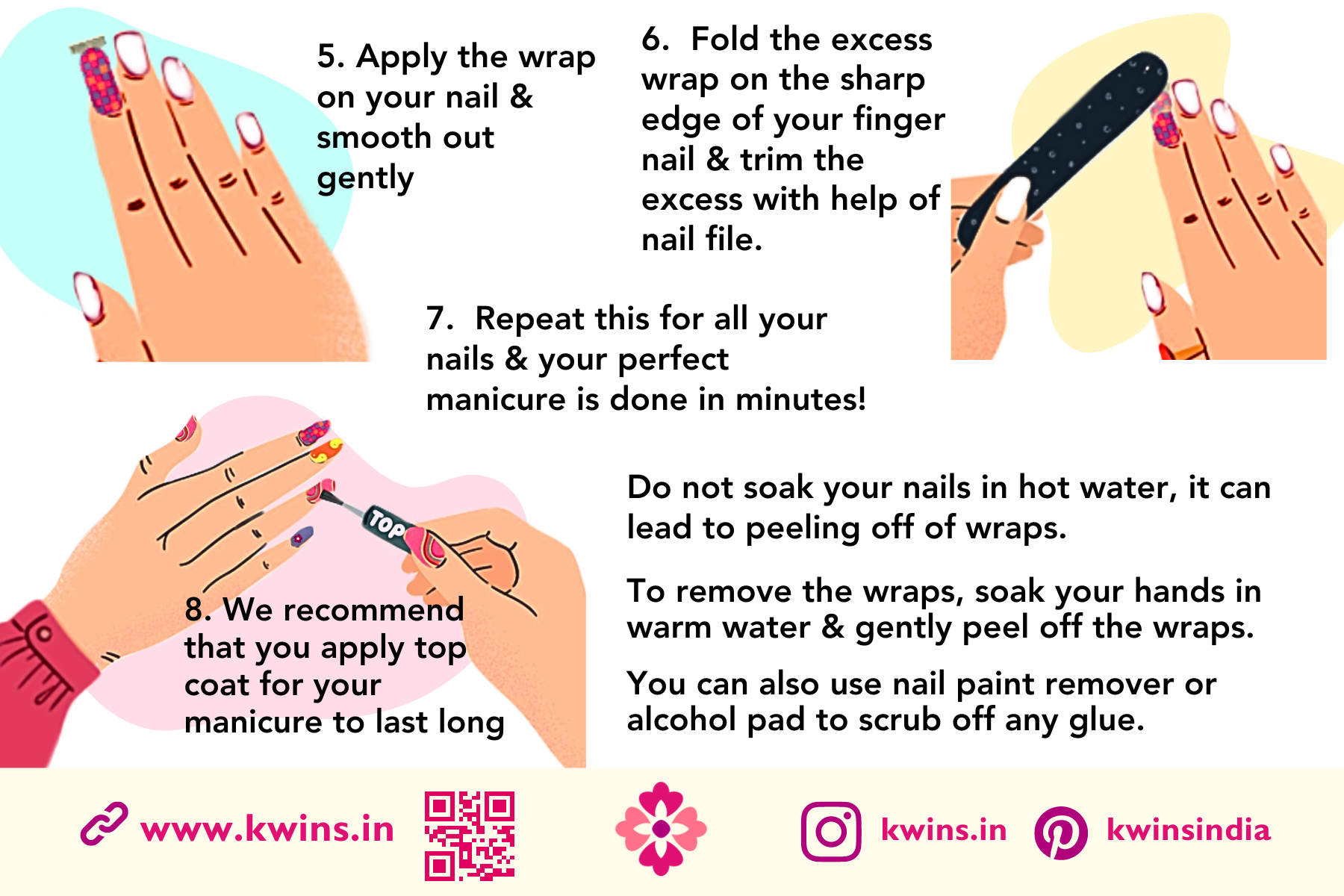 How to Apply Nail Wraps