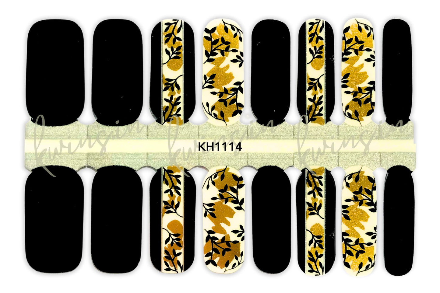 Golden Vines - Nail Wraps