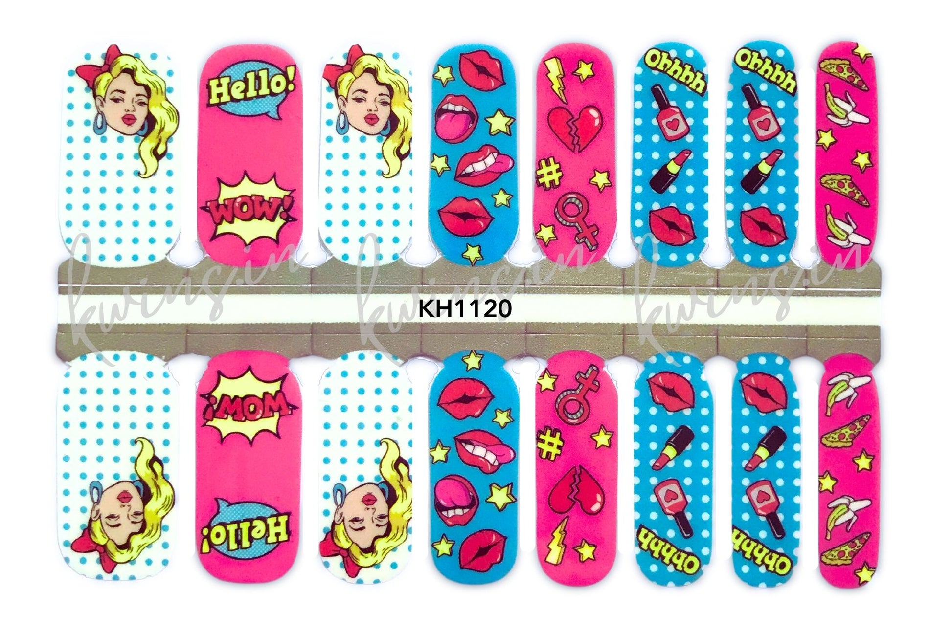 Retro Nail Wraps