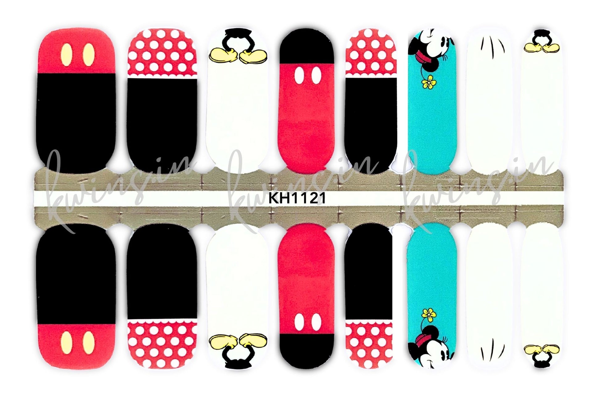 Mickey Mouse Nail Wraps