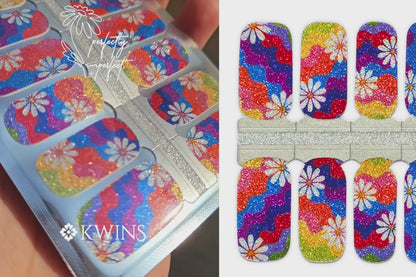 Dazzling Daisies - Nail Wraps